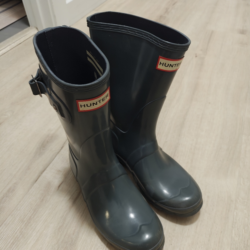 Hunter Gray Rain Boots
